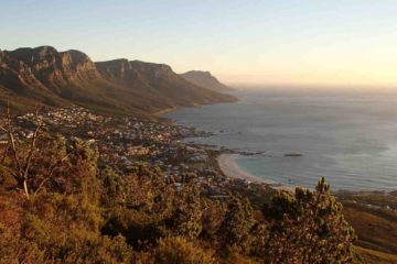 Blick auf die südafrikanische Küste